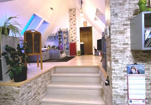 von Flur ins Wohnzimmer