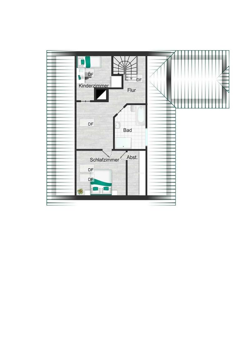Grundriss Dachgeschoss