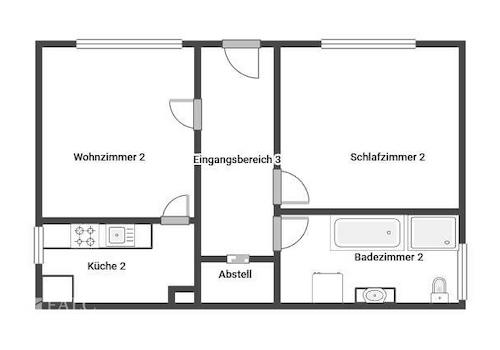 Grundriss Apartment