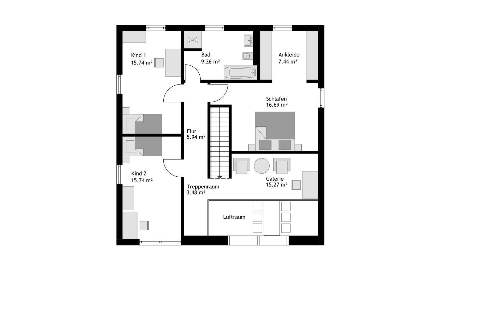 Grundriss OG