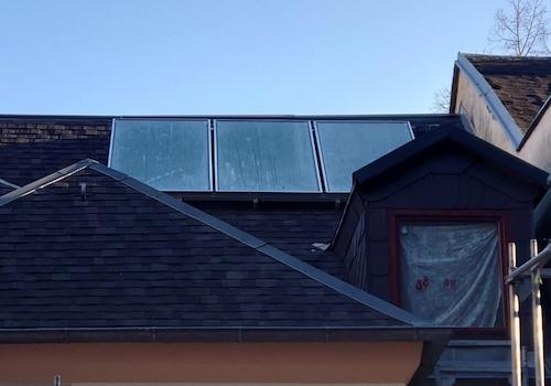 Dach mit Solar - Detail