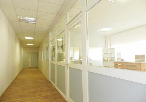 Bürotrakt in Halle 1