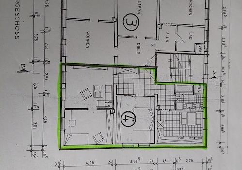 Grundriss Wohnung Nr. 4