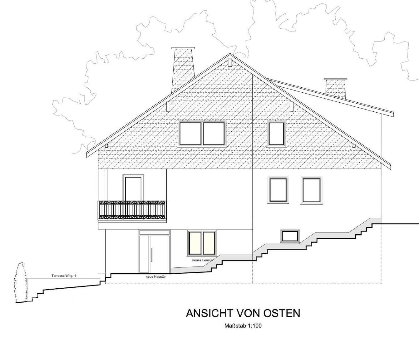 Ansicht von Osten Winterberg