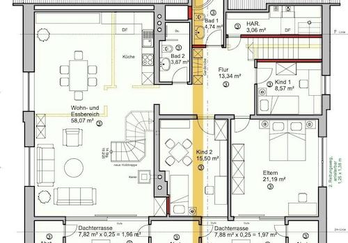 Grundriss Dachgeschoss Winterberg