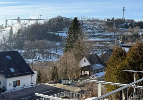 Blick auf die VeltinsEis-Arena