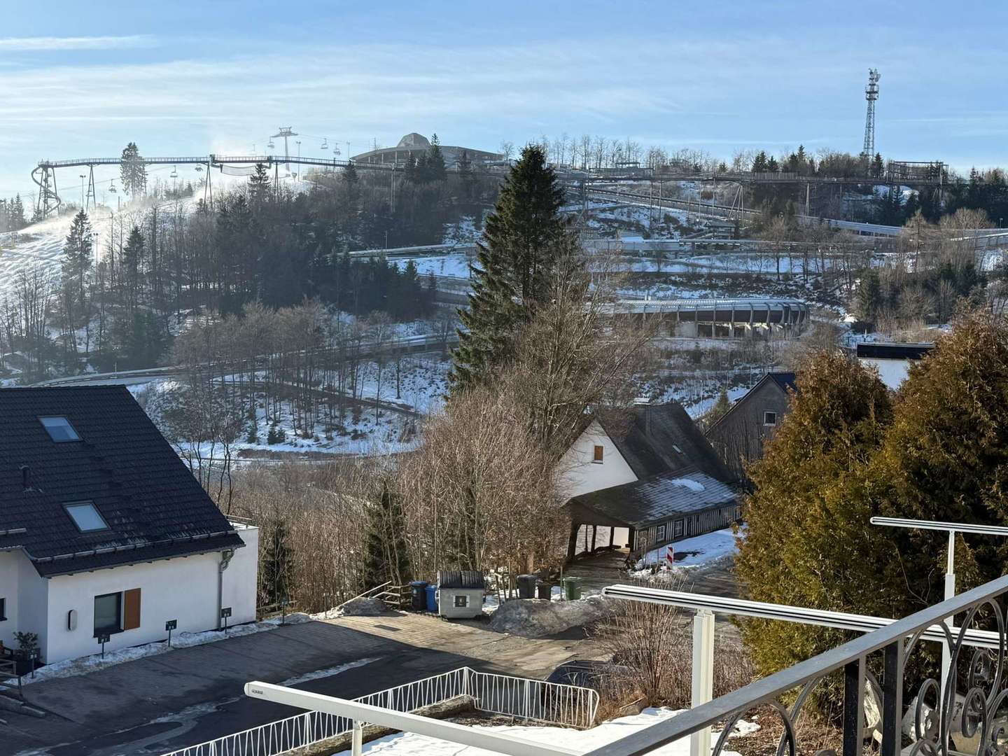 Blick auf die VeltinsEis-Arena