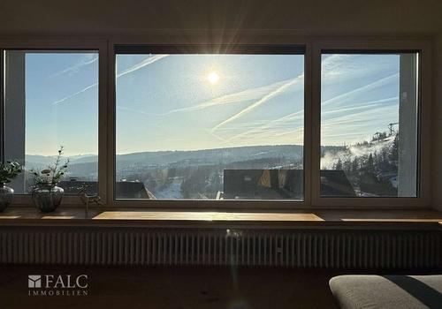 Ausblick aus dem Wohnzimmer