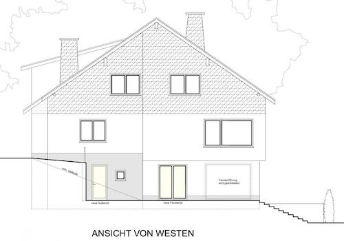 Ansicht von Westen Winterberg