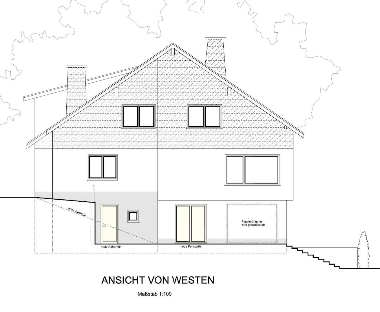 Ansicht von Westen Winterberg