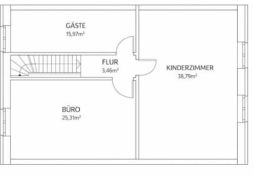 Grundriss (Obergeschoss)