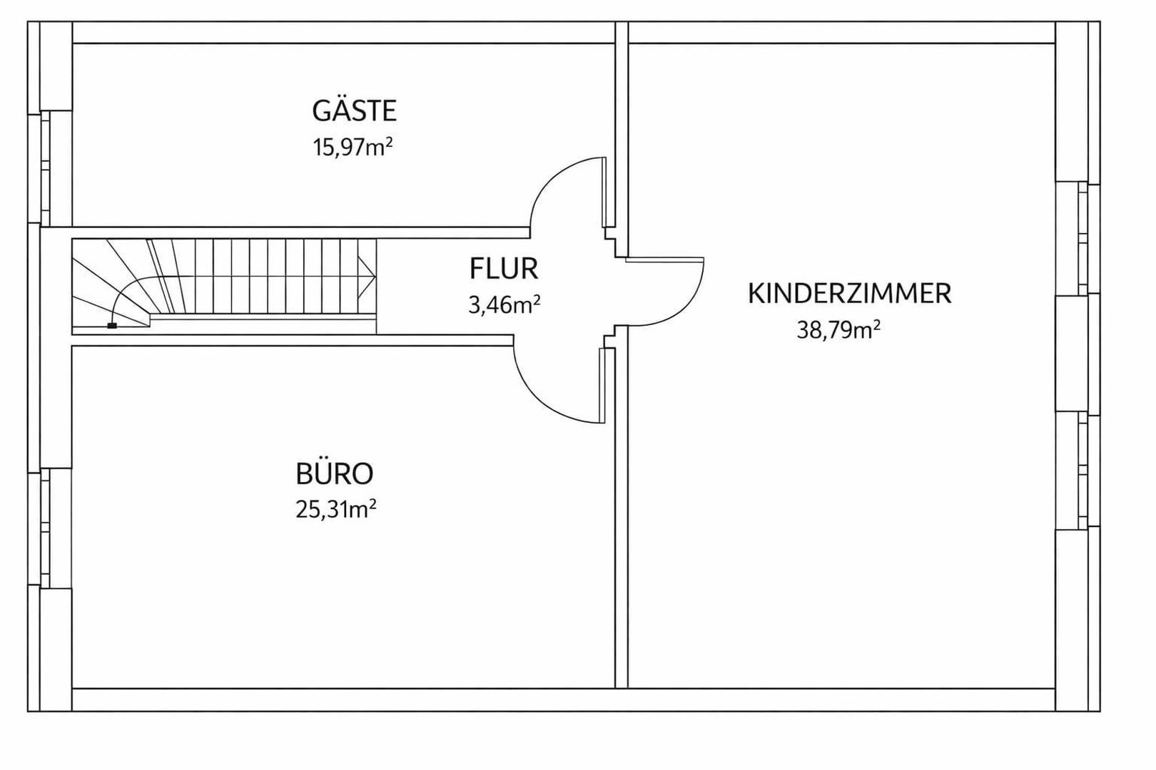 Grundriss (Obergeschoss)