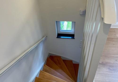 Treppe ins Dachgeschoß