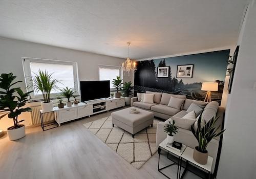 Wohnzimmer Visualisierung (nachher)