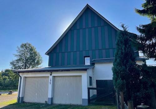 Haus mit Doppelgarage