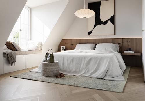 Schlafzimmer im Dachgeschoss