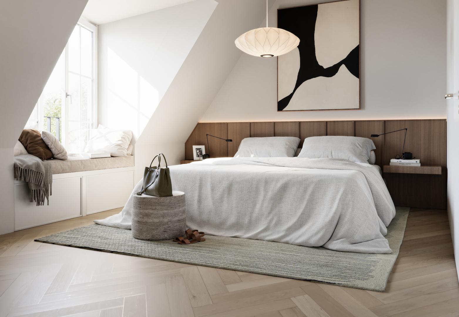 Schlafzimmer im Dachgeschoss