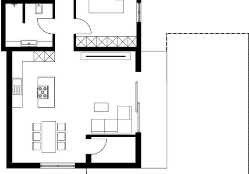 Grundriss Wohnung 2