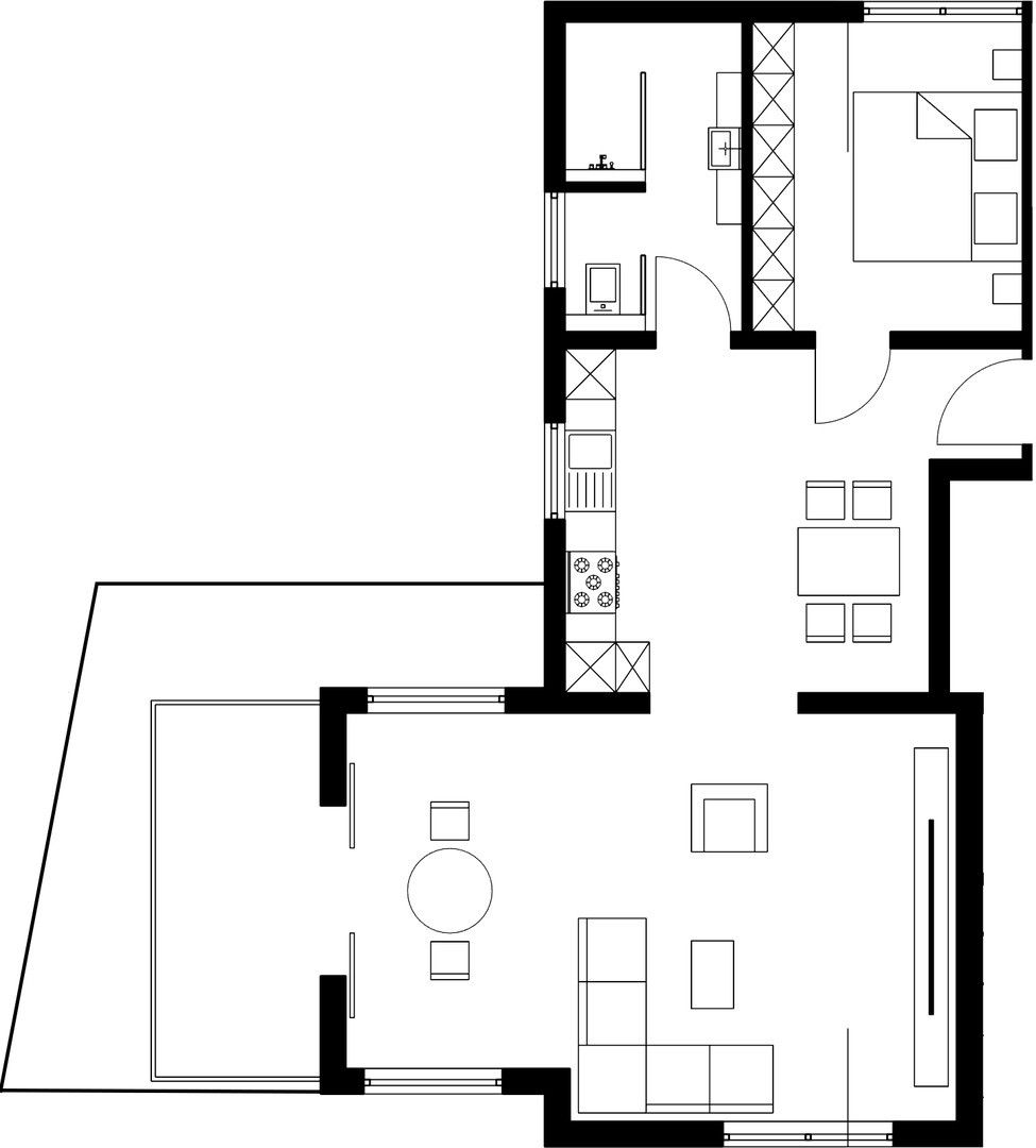 Grundriss Wohnung 3