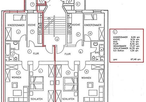 Grundriss WE7