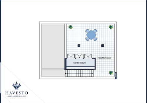 Grundriss DG - größeres Hausboot