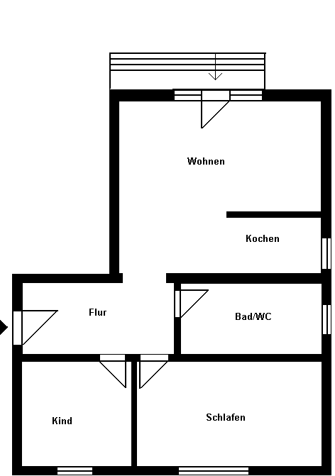 Pirna, Reutlinger Str. 30, ETW Nr. 3