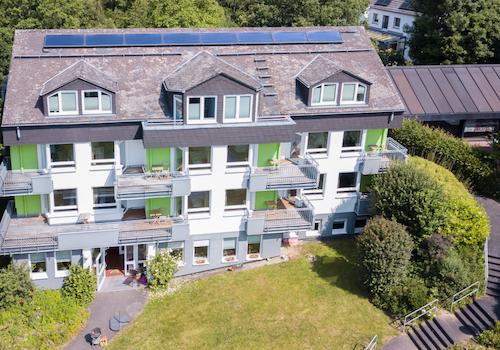 Luftaufnahme - rechter Gebäudeflügel