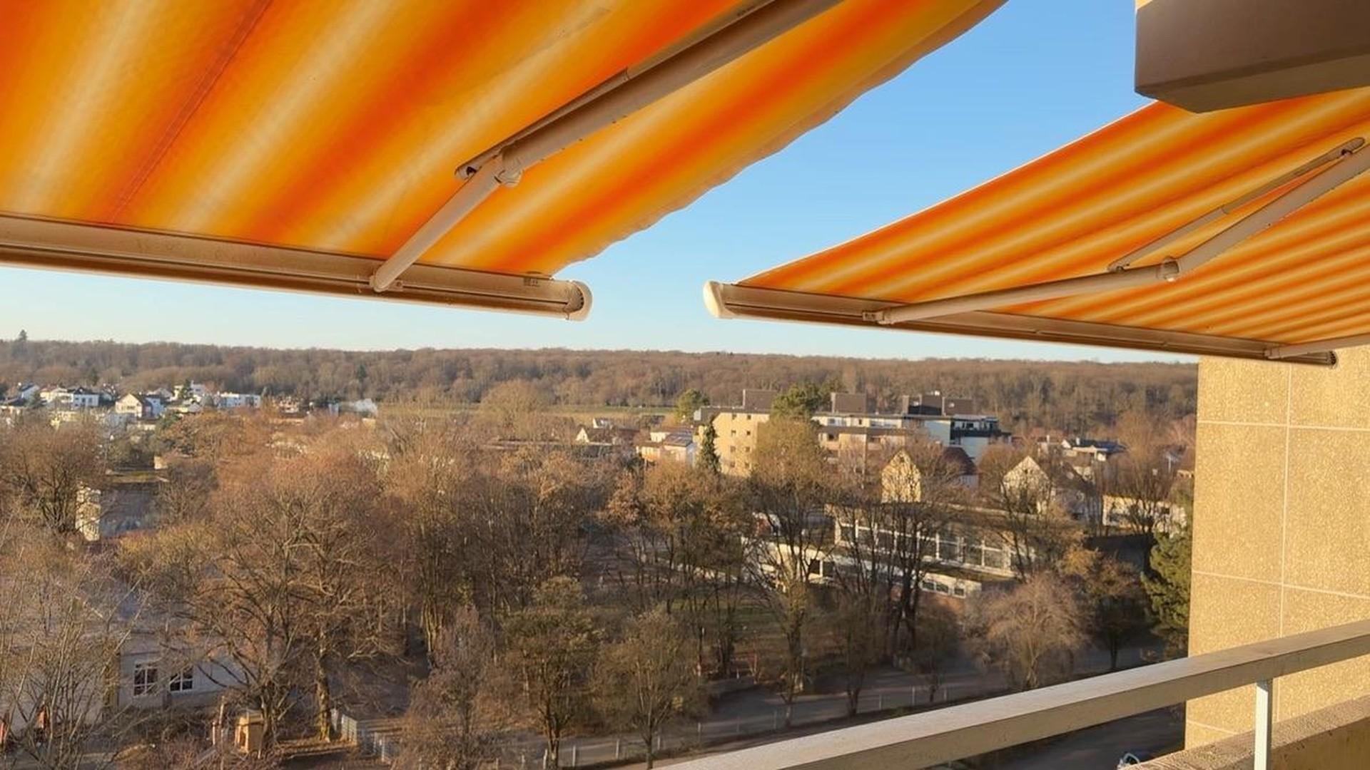 Panorama mit Markise