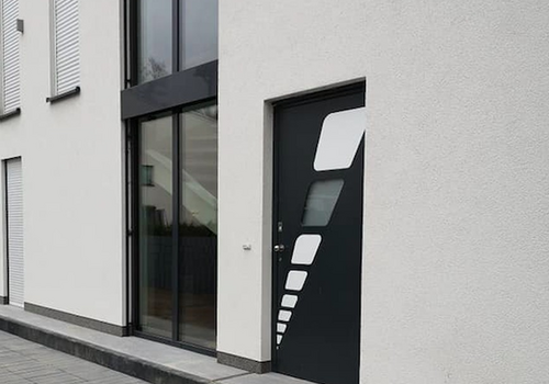 Colani-Eingangstür Fingerprint