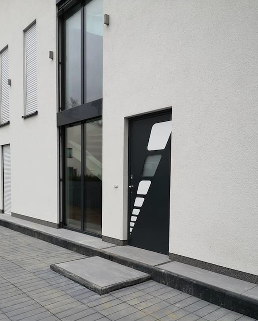 Colani-Eingangstür Fingerprint