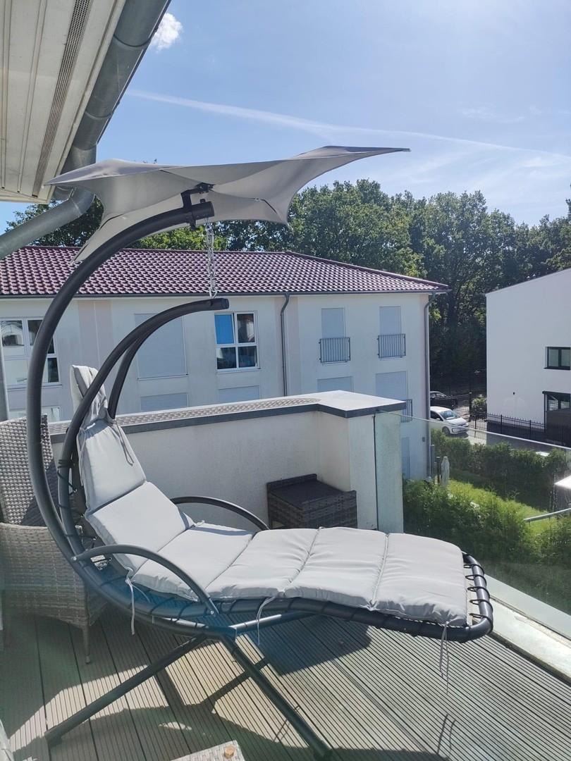 Verglaste Dachterrasse