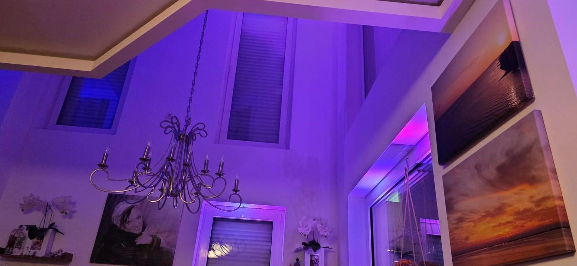 Ambientelicht offene Decke