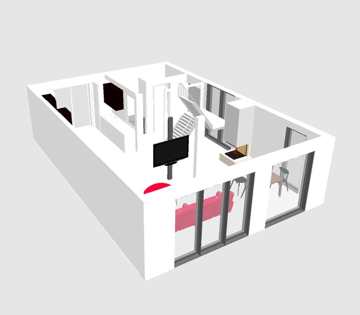 EG 3D - offenes Raumkonzept