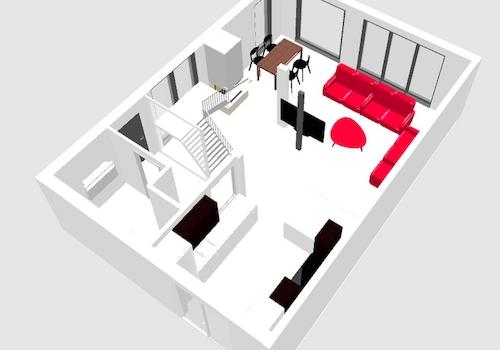 EG 3D - offenes Raumkonzept