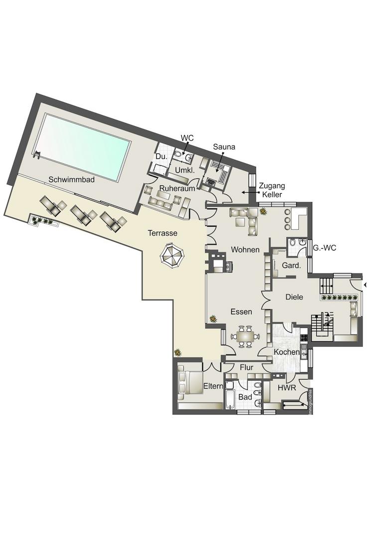 Grundriss Erdgeschoss