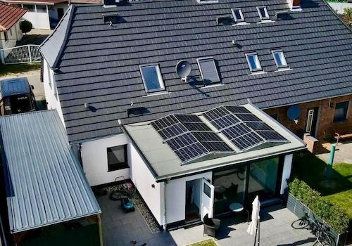 Hausansicht von oben