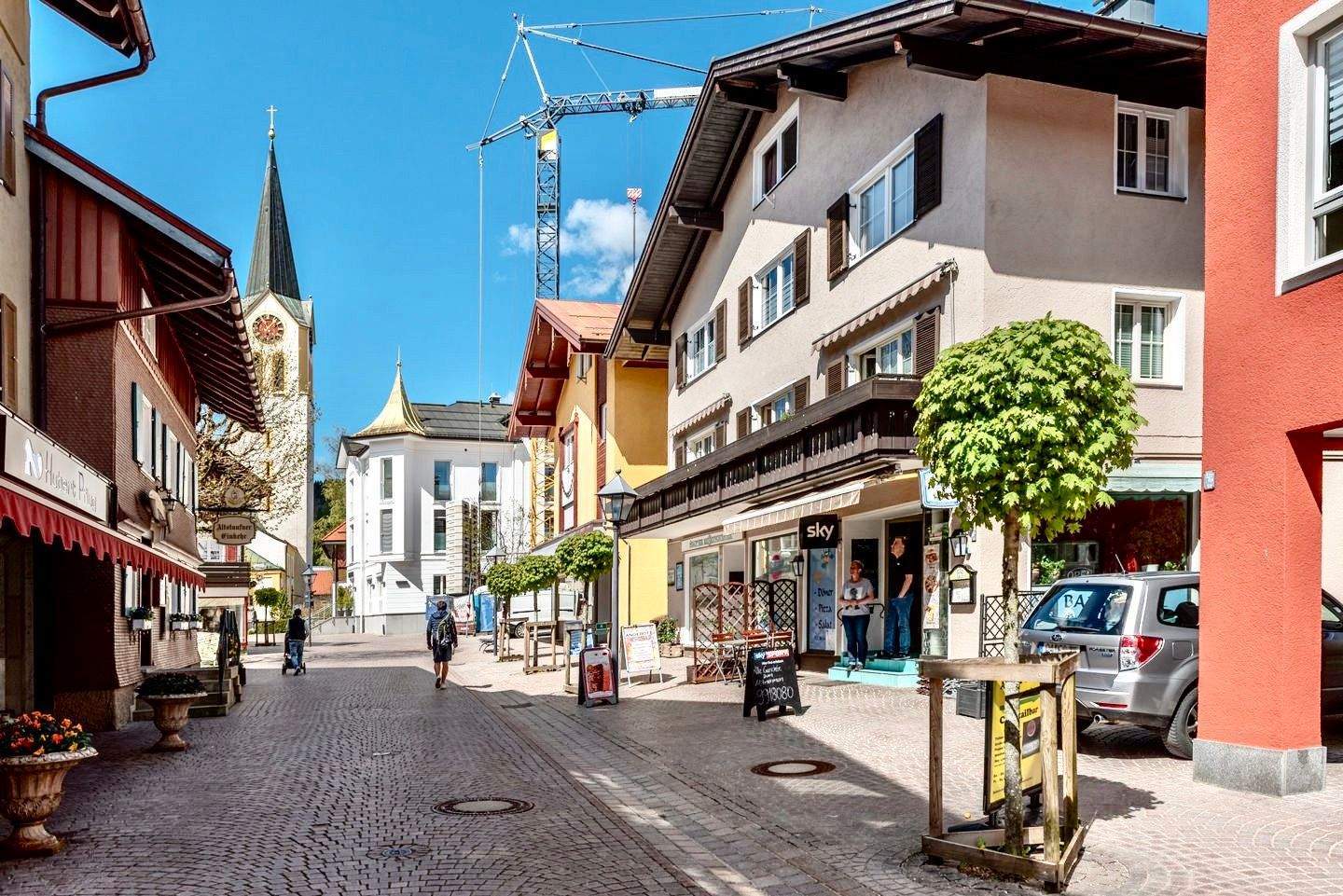 Blick Richtung Kirche