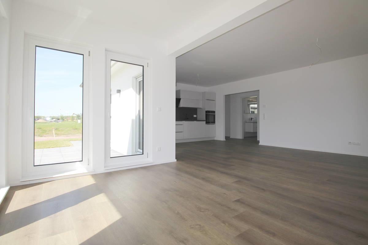 Dreh- und Angelpunkt des barrierearmen Bungalows