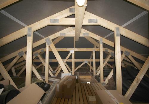 Gedämmter Dachboden als Abstellfläche