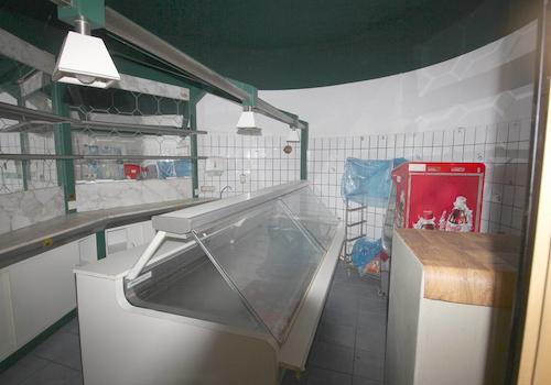 Ehemaliger Verkaufsbereich für Fischdelikatessen u