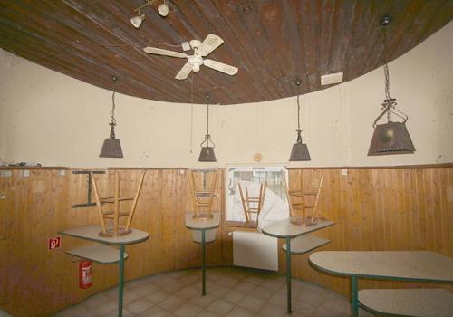 Einstiger Imbissbereich in Eingangsnähe