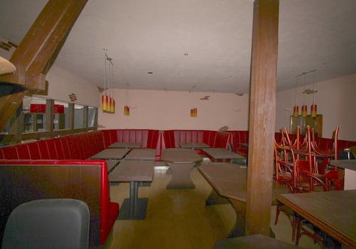 Ehemaliger Restaurantbereich