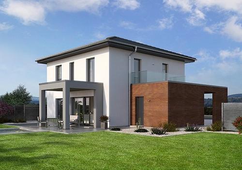 Stadthaus mit Carport