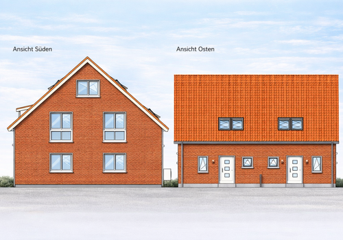 Ansicht Süden und Osten.