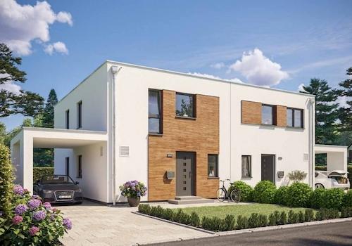 Hauseingangsansicht DHH