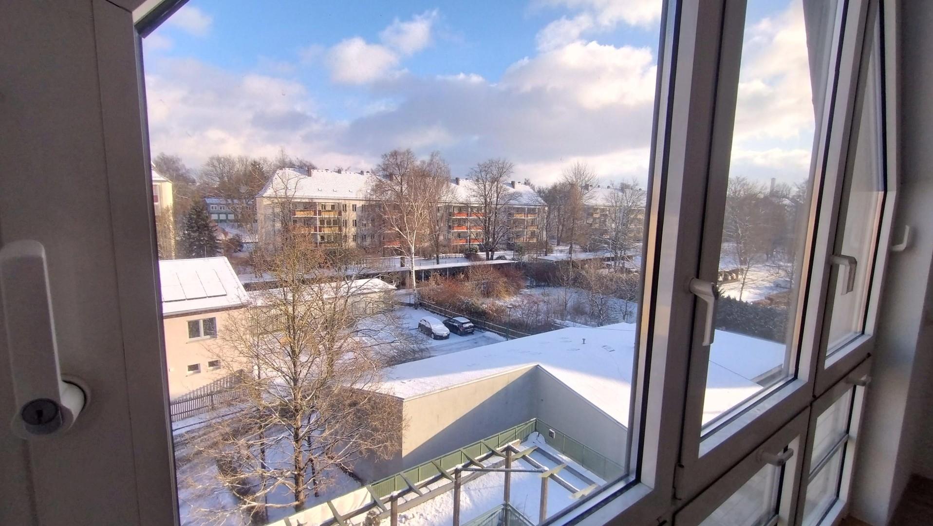 Blick aus Wohnzimmer