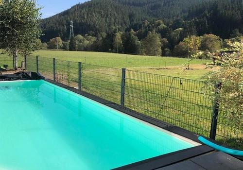 Terrasse Süd mit Pool