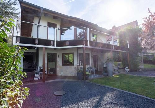 Haus Ansicht vom Gartenbereich 