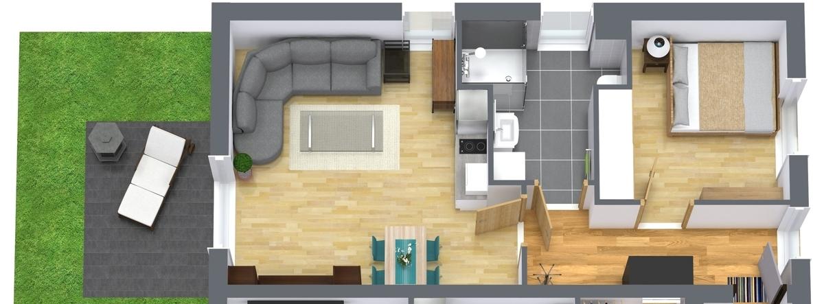 Grundriss Wohnung 1 EG