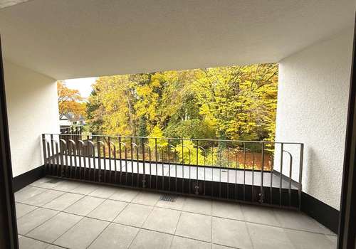 Loggia mit Blick ins Grüne